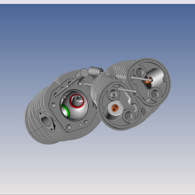 Culata r75. R75WH. BMW.